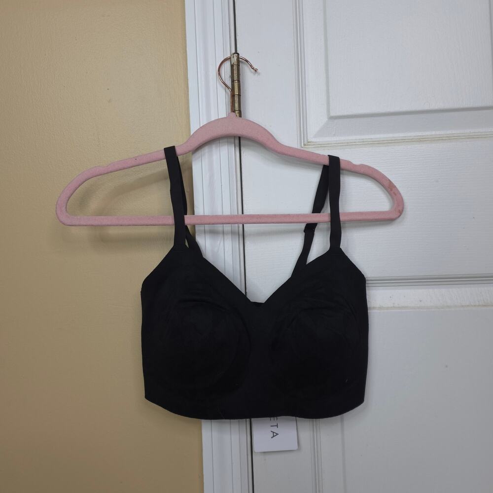 Athleta Ritual Lace Adjustable Bra D-DD in Black Size 2X
